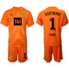 Maglia da Calcio Portiere Borussia Dortmund Orange Kobel 1 2022-23 per Bambino